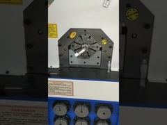 Controle de PLC Máquina de prensagem de mangueira de tubo espiral de duas polegadas cabeça de abertura larga de grande força