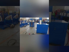 sala da mostra para a máquina de friso da mangueira