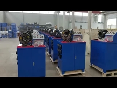 Tubulação hidráulica de alta pressão de friso da máquina da mangueira vertical de 2 polegadas que estampa 51mm