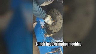 Máquina de crimpagem de mangueira de 6 polegadas