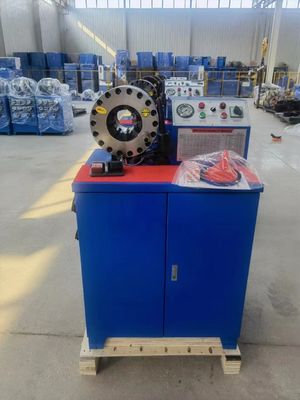 A máquina de friso 600t da mangueira do freio 3KW conduz Crimping200 Pcs/H 6-51mm 51BY no cofre forte