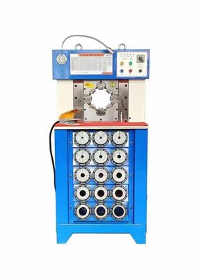 Sistema inteligente de alta pressão de friso do frisador CBK-120 da mangueira de Aircon dos grupos da máquina da mangueira poderosa da C.A. da imprensa 15