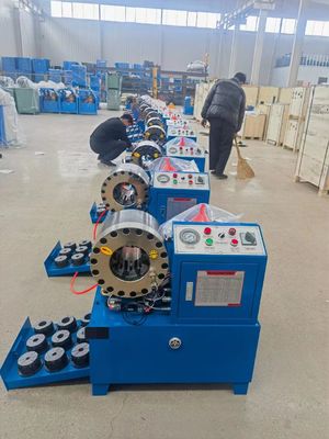 Frisador hidráulico bem escolhido novo da mangueira do frisador Dx68 da mangueira de 60mm 80mm Aircon para a imprensa da loja