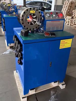 6-51mm Potência elétrica 220v/240v/380v/415v Máquina de enxaguamento de mangueira de borracha 600T Força de enxaguamento com tamanho 860*640*1300 mm