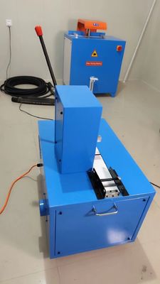 2 polegadas 6-51mm Blue Skiving 4 camadas Máquina de corte de mangueira de borracha elétrica com controle de botão avançado e fácil de usar