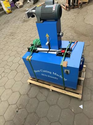 Máquina de corte de mangueira de borracha elétrica de 4 camadas com controle de botão avançado e amigável