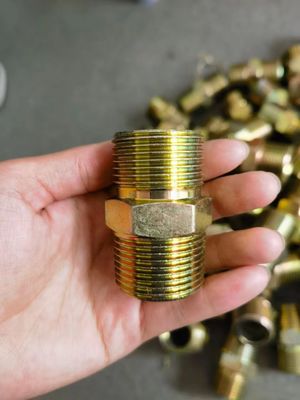 Elevador de forquilhas de aço carbono reutilizável adaptador de fios personalizado / acessórios de mangueira hidráulica acessórios de ferro de mangueira hidráulica