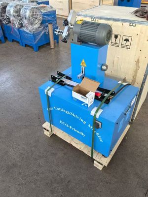 Máquina de corte de mangueira de 6 camadas de 2 polegadas de alto desempenho elétrico com lâmina