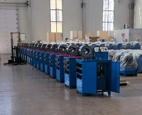 2 polegadas de altura Modelo 10 Dies Máquina de Crimping de mangueira de borracha com 600T Força de Crimping