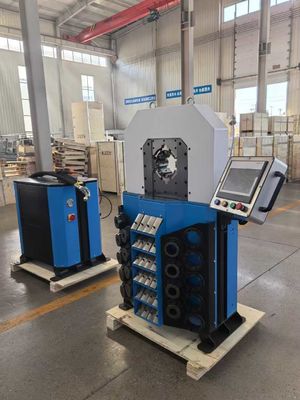 0.01mm Precisão Máquina de Crimping de mangueira 4 polegadas Grande Capacidade de Crimping Range Ferramenta de Crimping Elétrica Hidráulica