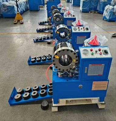 Sistema de controle de botões 2 polegadas 10 Dies DX68 Máquina de enxaguamento de mangueiras 3KW / 4KW