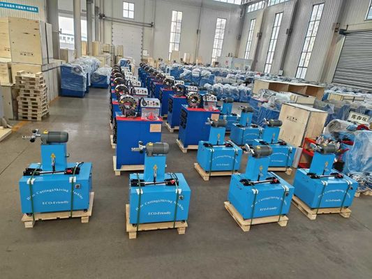 Bom preço. Máquina elétrica de corte de mangueira de 2 polegadas e 6 camadas com lâmina on-line