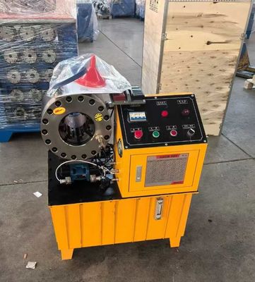 220v-415v Amarelo 6-51mm MAGNA MÁQUINA DE CRIMPAMENTO DE MANGUES DE PODER Máquina de CRIMPAMENTO de mangueira hidráulica