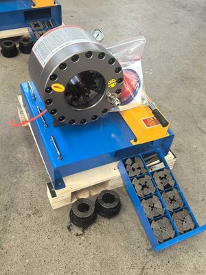 2 polegadas de alta eficiência Máquina manual de compressão de mangueira de alta pressão 600t Máquina de prensagem de mangueira