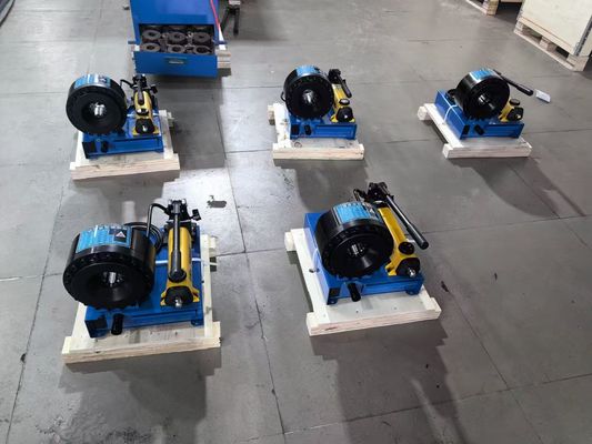 Bom preço. Versátil e preciso 1 polegada 6-25mm manual hidráulica mangueira máquina de corte de mangueira mangueira 7 morre com compatibilidade de aço on-line