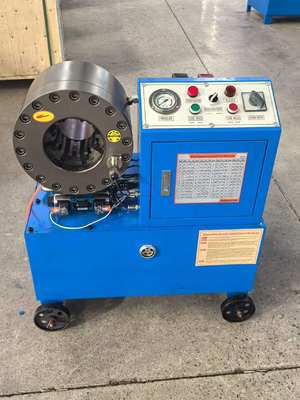 2 Inch 10 Dies Mobile Hose Crimping Machine With 600T Crimping Force And 200 Pcs Per Hour Efficiency