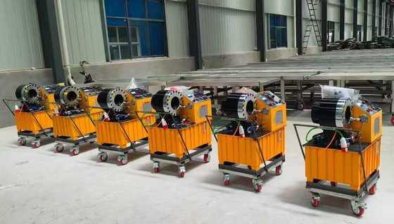 Crimpador de Mangueira Hidráulica DX68 com Faixa de Crimpagem de 6-51mm, Capacidade de 2 Polegadas e 10 Matrizes para Prensagem Eficiente de Mangueiras