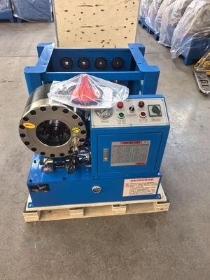 Máquina de crimpagem de mangueira hidráulica de 6-51mm com ferramenta de troca rápida de molde e 10 matrizes intercambiáveis para crimpagem versátil