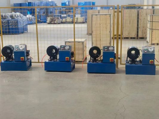 Bom preço. Tubulação industrial de alta pressão da polegada 4-150mm do frisador 6 da mangueira que faz a máquina a grande abertura on-line