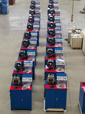 Bom preço. frisador de friso da mangueira do freio de ar da máquina 3KW da mangueira do freio de 6-51mm com painel multifuncional on-line