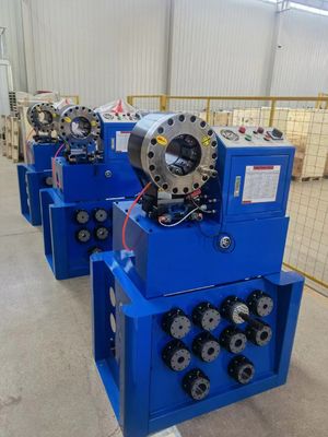 Bom preço. o frisador hidráulico de friso da máquina da mangueira de alta pressão de 6-38mm 1-1.5 polegadas com rápido morre mudança on-line