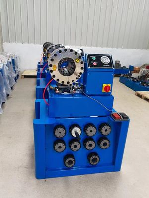 Bom preço. Frisador de friso da mangueira de combustível 3KW da máquina 38MM da mangueira hidráulica rápida da mudança on-line
