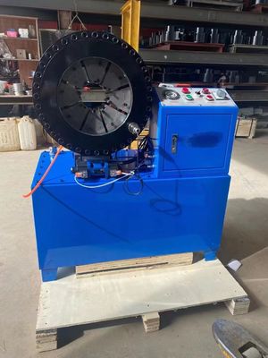 Bom preço. Abotoe o modelo novo de alta pressão de friso da máquina 3kw 51mm da mangueira hidráulica do controle on-line