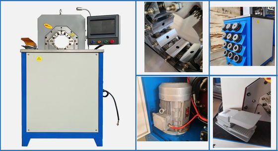 Bom preço. CE RoHS CBK-51B do frisador do PLC da máquina de pressão 220V da mangueira de 51mm on-line