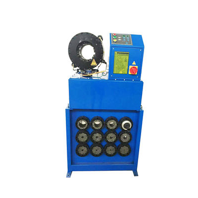 Bom preço. máquina hidráulica do fabricante da mangueira do frisador 6-38mm da imprensa da mangueira 300t com bancada e as ferramentas rápidas da mudança on-line