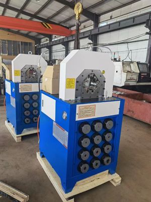 Bom preço. polegada inteligente hidráulica CBK-120 do sistema de controlo 3 da tubulação 4kw da máquina de pressão da mangueira do PLC 5.5kw on-line
