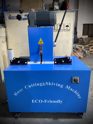 Bom preço. Equipamento de corte de mangueira Máquina de corte de lâmina de borracha on-line
