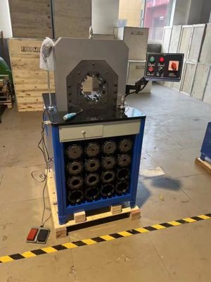 Pressão do sistema 31.5MPa e Super Thin AC Máquina de Crimping mangueira por 1500T força de crimping