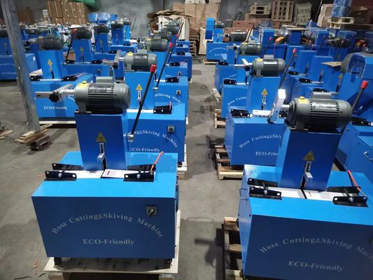 Bom preço. Máquina de corte de mangueira hidráulica de lâmina de borracha para operação fácil on-line
