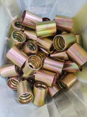 Bom preço. Materiais primários de cobre revestido de cobre aço carbono roscado Bsp acessórios de mangueira hidráulica aço inoxidável acopladores rápidos masculinos femininos on-line