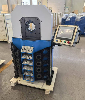 Bom preço. Forte 4 polegadas 16 Dies Crimping Range Ferramenta de Crimping Elétrica Hidráulica 0,01mm Precisão Máquina de Crimping de mangueira de borracha on-line
