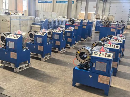 PLC / digital / sistema de controle de botões 2 polegadas 10 Dies DX68 Máquina de corte de mangueira