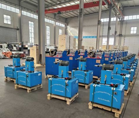 Máquina elétrica de corte de mangueira de 2 polegadas e 6 camadas com lâmina