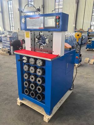 Cores azuis Sistema de controle PLC de 3 polegadas 6 - 76mm Máquina de enxaguamento de mangueira AC para enxaguamento eficiente Máxima abertura 158mm