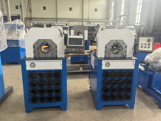 2 polegadas PLC 5.5kw Máquina de prensagem de mangueira hidráulica 4kw Prensa de montagem hidráulica Big Elbow CBK-51B