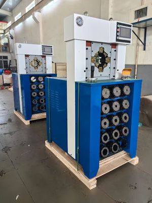 Super espessura 3 polegadas com 15 dies 6-76mm cor azul máquina de enrolar mangueira AC com retenção mais rápida força de enrolar 650T