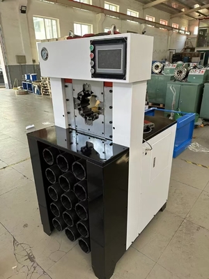 3 polegadas Máquina de Crimping Hidráulico mangueira com 15 Dies 6-76mm controle PLC