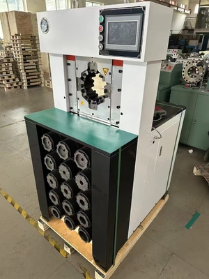 Bom preço. Máquina de Crimpagem de Mangueiras Hidráulicas de 3 Polegadas com 15 Matrizes 6-76mm Controle PLC on-line