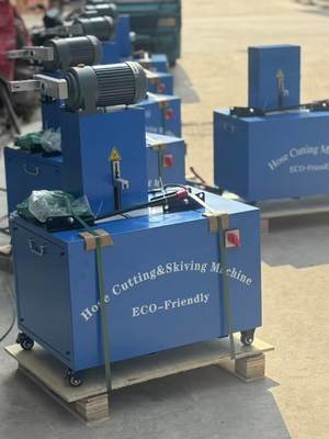 Máquina de Corte de Mangueira Hidráulica Elétrica 6-51mm Faixa de Corte 2 Polegadas