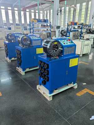 Crimpador de Mangueira Hidráulica Elétrico de 2 Polegadas 6-51mm com 10 Matrizes