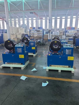 Bom preço. Máquina de Crimpagem de Mangueiras Hidráulicas de 4 Polegadas com Controle PLC 16 Matrizes Faixa de 6-102mm on-line