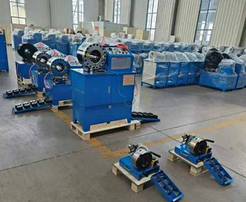 Bom preço. 2 Inch Hydraulic Hose Crimping Machine with Double Functions and 310kgs Net Weight for Efficient Hose Processing on-line