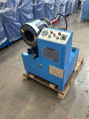 Bom preço. Máquina de Crimpagem de Mangueiras Hidráulicas com Eficiência de 200 Peças por Hora, 10 Matrizes Incluídas e Força de Crimpagem de 600T on-line