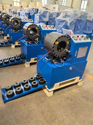 DX68 Máquina de enxaguamento de mangueira com 6-51 mm de alcance de enxaguamento 2 polegadas de capacidade e 10 dies incluídos