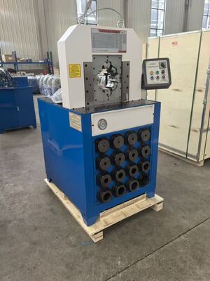 Bom preço. 3 Inch Hydraulic Hose Crimping Machine with 110V/220V/380V/415V Voltage and 1 Year Warranty in Blue/White or Custom Color on-line