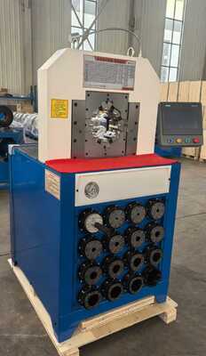 Bom preço. Máquina de Crimpagem de Mangueiras Hidráulicas com Controle PLC de 3 Polegadas 6-76mm com 15 Matrizes Intercambiáveis para Prensagem Eficiente de Mangueiras on-line